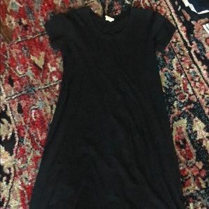 Women’s black tee shirt dress